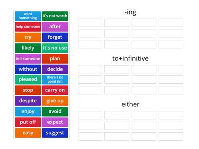 FCE SPECIAL - -ing or to+infinitive?