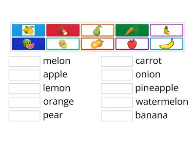 Fruit and vegetables