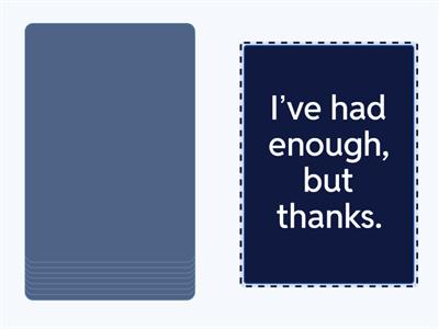 Accepting and Refusing Offers