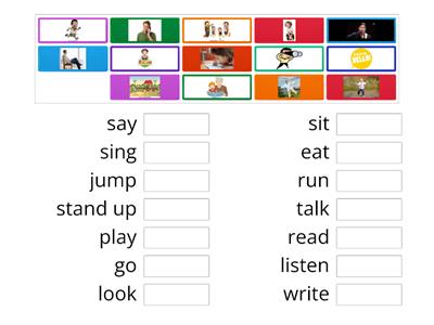   Our World unit 1-verbs