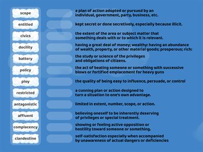 ELA Vocabulary week 11/18/24