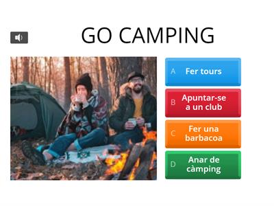  Vocabulary Free time activities English-Catalan