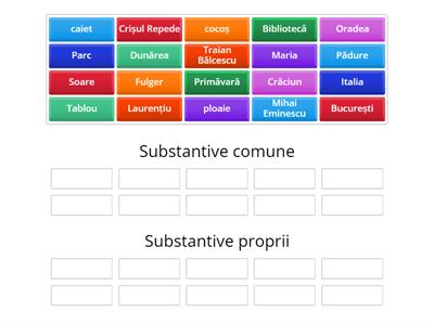 Substantive comune/proprii