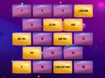 Subtracting tens from large numbers