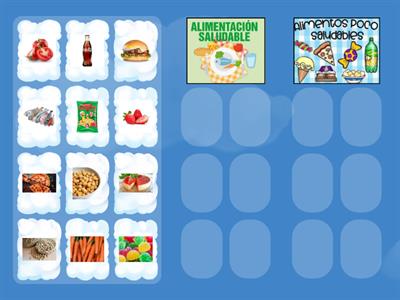 ¿Qué alimentos son saludables y cuáles son poco saludables?