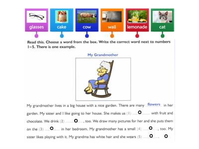 Starters Reading Part 4 