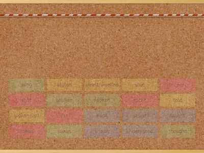 czasowniki nieregularne (irregular verbs) do 8 klasy włącznie - 1i2 forma vs 3 forma - od shake do wake