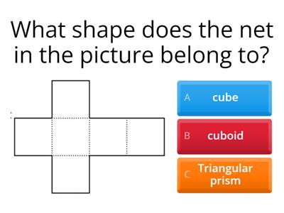 3D Shapes' Nets Quiz