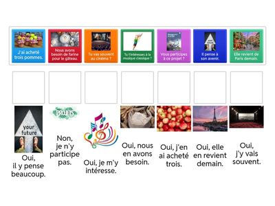 Les pronoms adverbiaux (Y / EN)