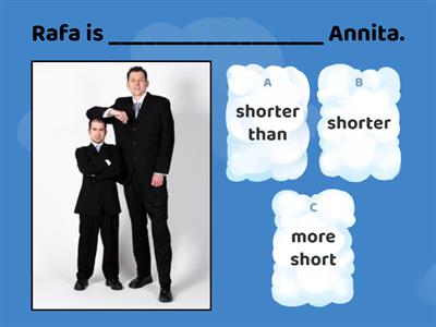 Comparative and superlative - Revision 