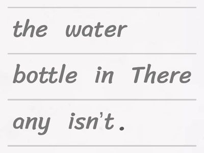 There are/is some/any