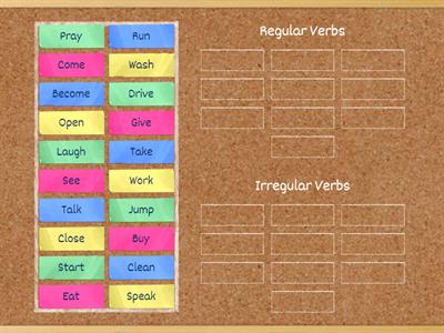 Irregular and Regular Verbs