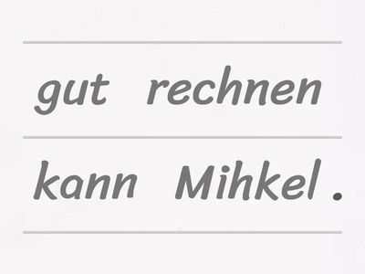 Modaalverbid lauses (7 klass)