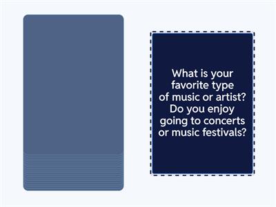 Getting to know you (General)