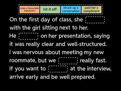 Idioms and Expressions - Jessica