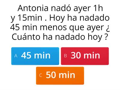 Problemas horas