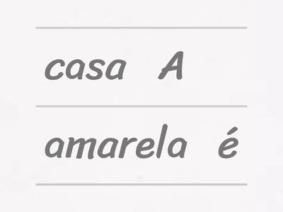 Atividade para crianças do 1º e 2º ano do ensino  fundamental