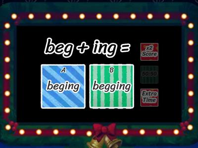 Consonant Doubling Review