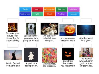 👻 Halloween Vocabulary (A1/A2)