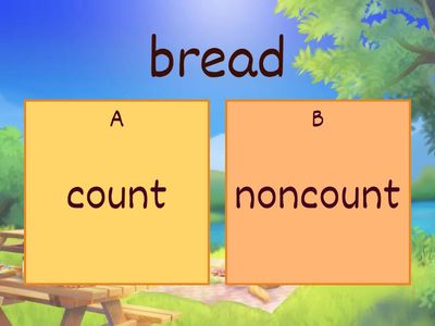 Count and Noncount Play Quiz 