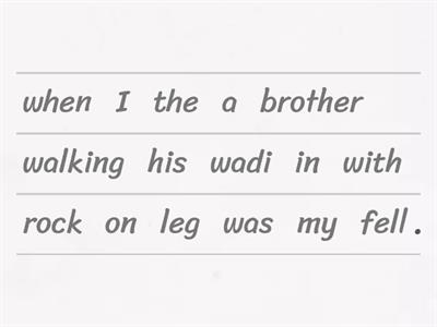 7A Unit past simple and past continuous