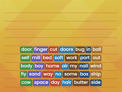 Build a Compound Word: Advanced Phonics Game