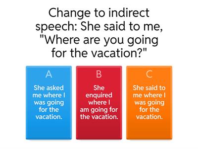 DIRECT AND INDIRECT SPEECH STARTER IMPERATIVE