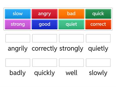 adverbs of manner (3 кл)