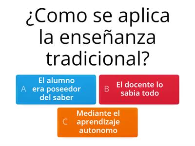 PEDAGOGIA TRADICIONAL 