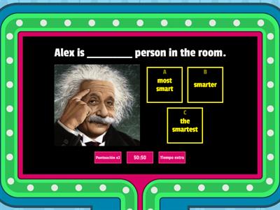 Learning superlatives.