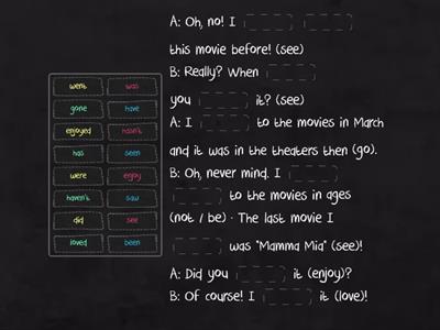 Present Perfect or Simple Past? 