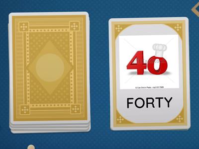 numbers from 10 to 50 