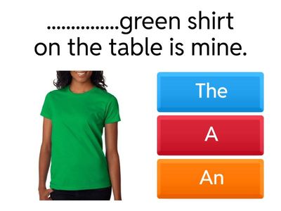 Articles 'the, a, an'