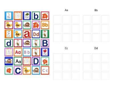 ABCD letter sort