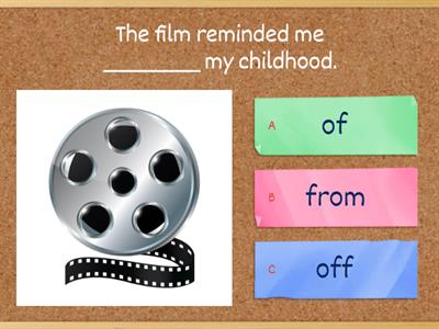 CAE u12- Dependent prepositions