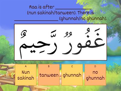 Unit 1 Game 3 - Idghaam with ghunnah 