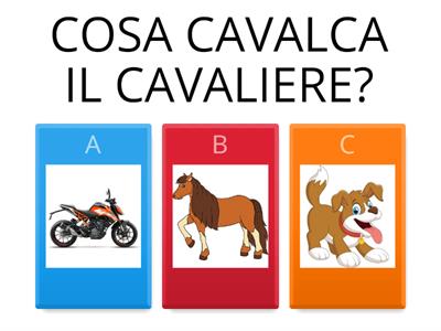 QUIZ SUI CAVALIERI