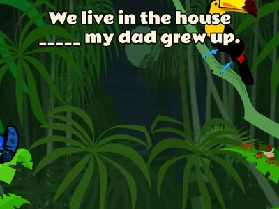 Relative Adverbs Flying Fruit