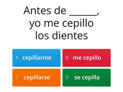 Reflexive verbs