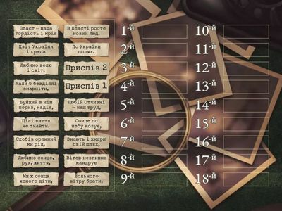 3 Гра на запам'ятовування Пластового гімну