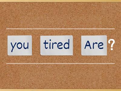 Verb to be questions