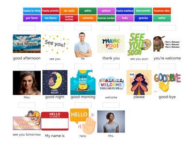 Greetings and Good-byes