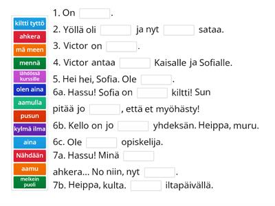 No niin 1 Kpl 3 Victor lähtee kurssille