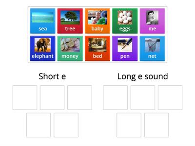 Short or long e sound