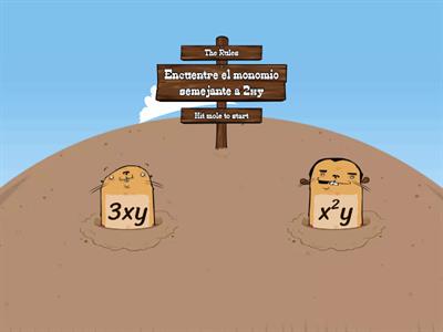 Encuentre los monomios semejantes a 2xy