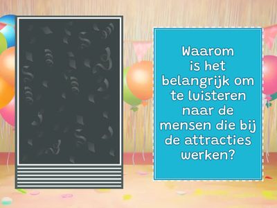 Veiligheid op de kermis