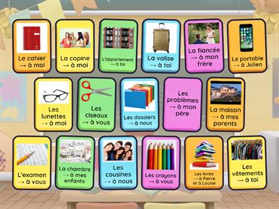 Les adjectifs possessifs