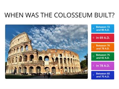 5 FACTS ABOUT THE COLOSSEUM