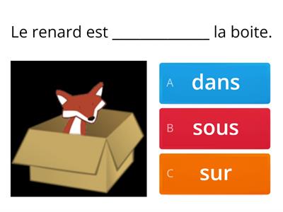 Les prépositions