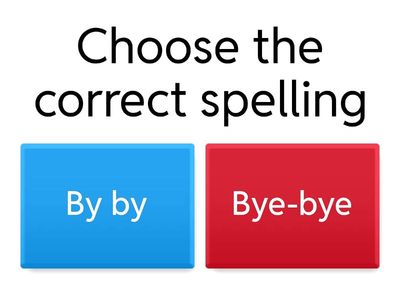 Polite Requests and Correct Spelling Quiz